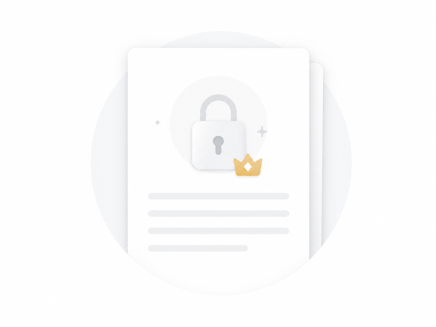 Locked feature